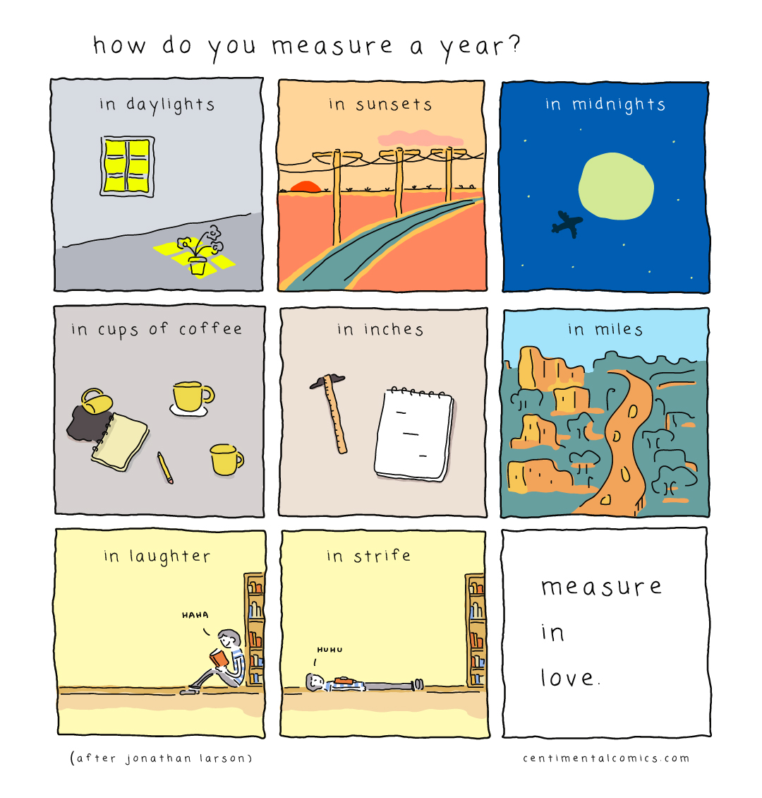 how do you measure a year