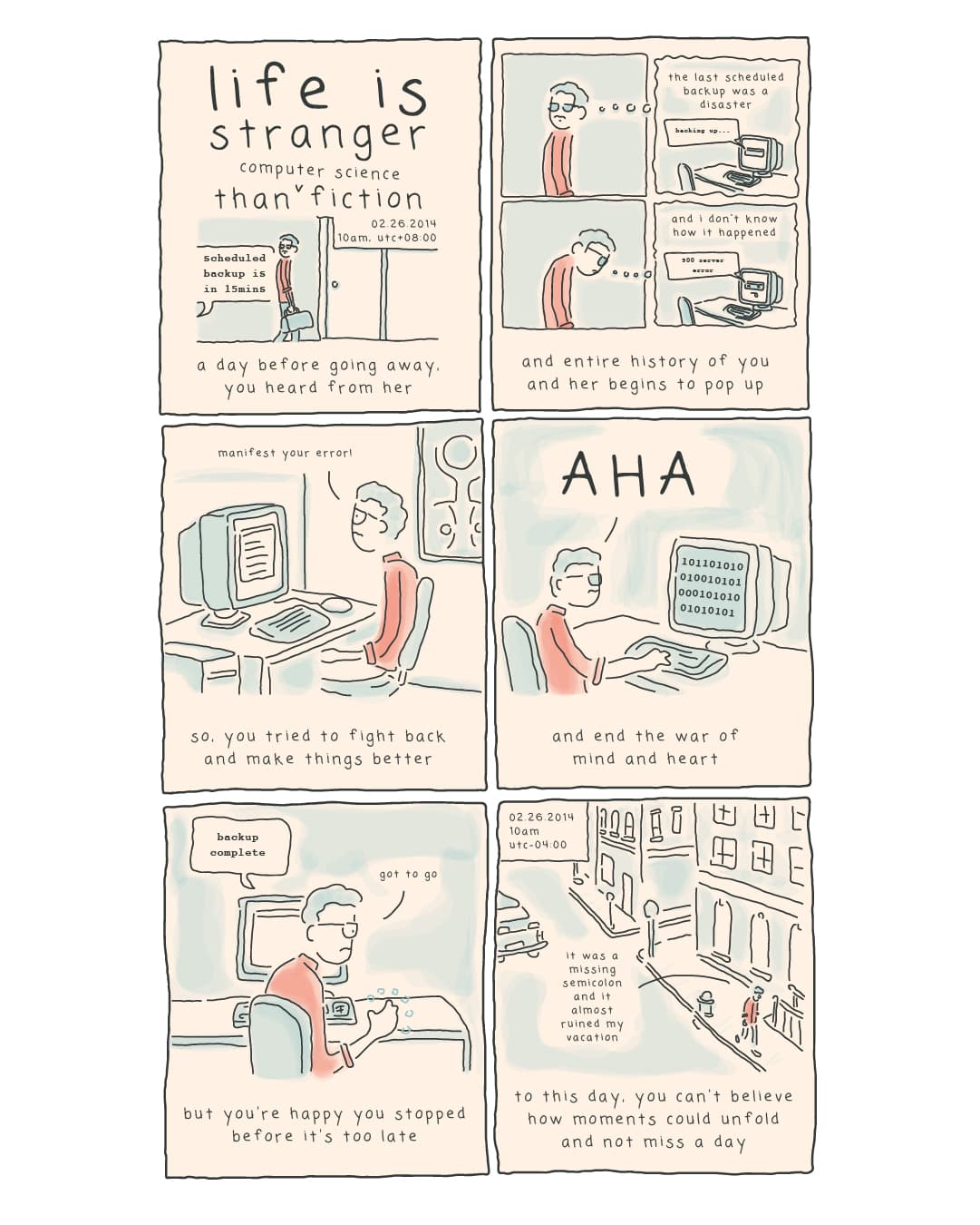 life is stranger than computer science fiction