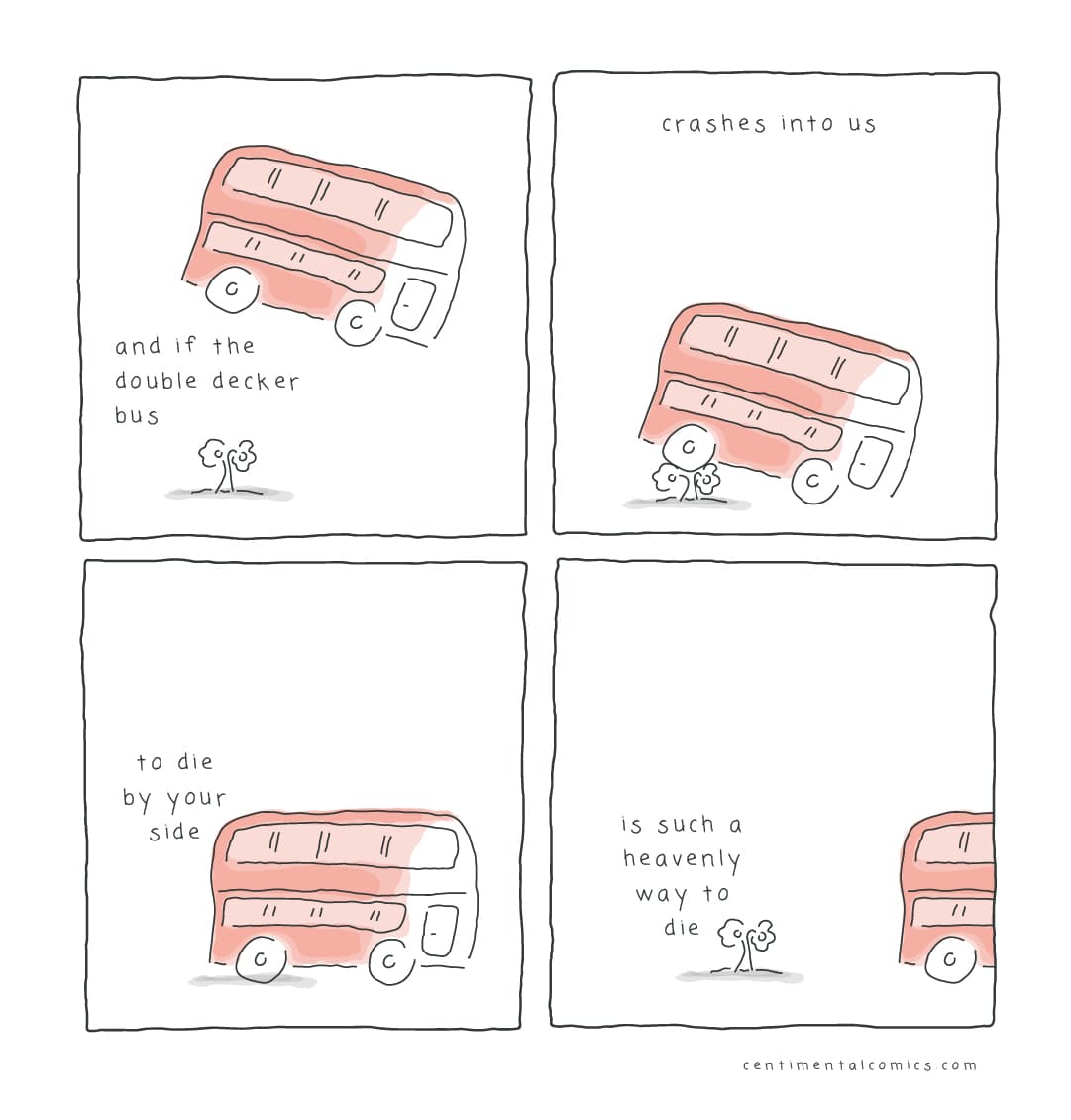 and if the double decker bus