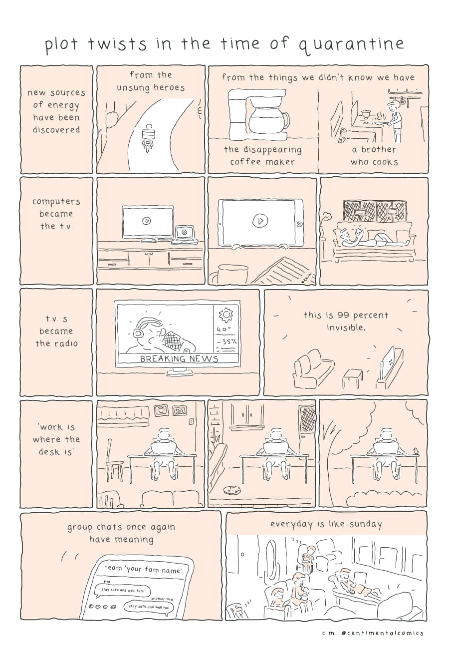 plot twists in the time of quarantine