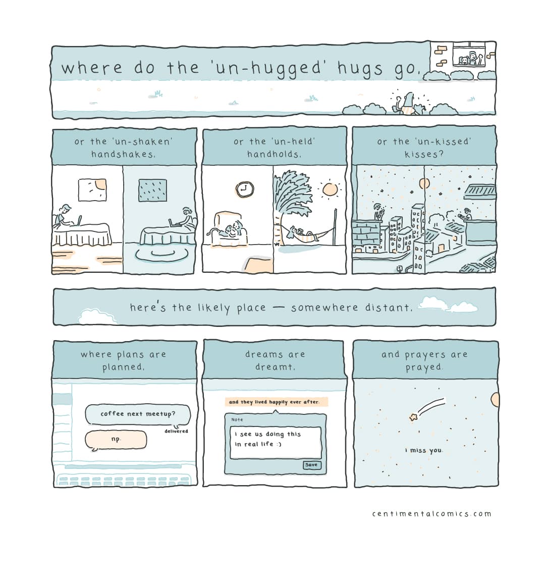 where do the 'un-hugged' hugs go?