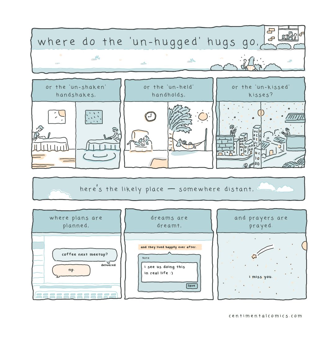 where do the unhugged hugs go